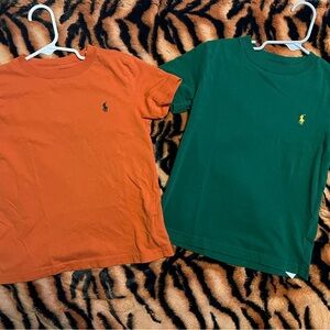 Polo by Ralph Lauren Kids' Orange and Green T-Shirts